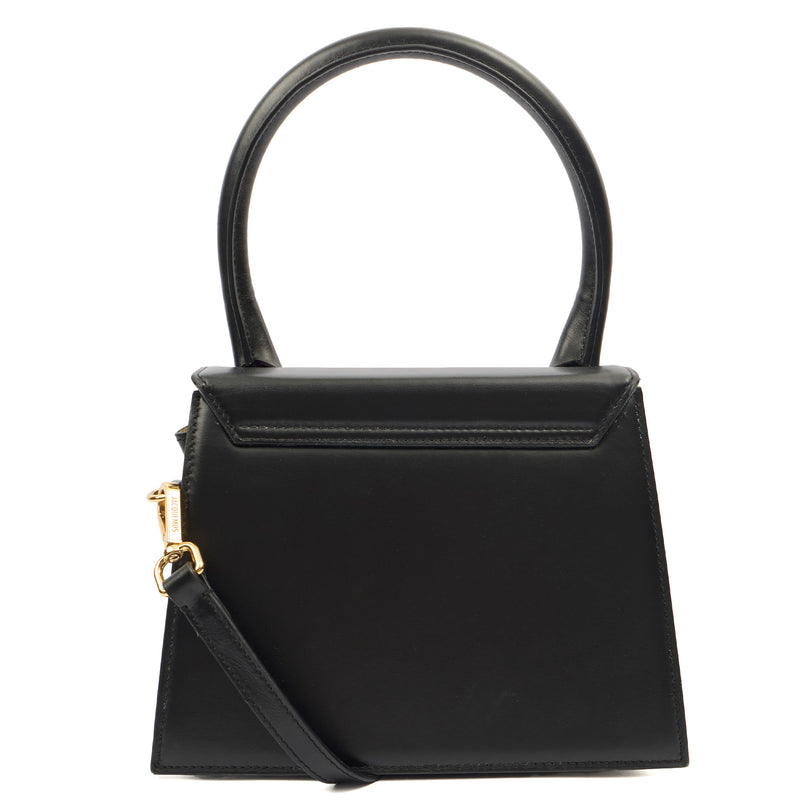 Picture of Jacquemus Top Handle Le Grand Chiquito in Black, Leather