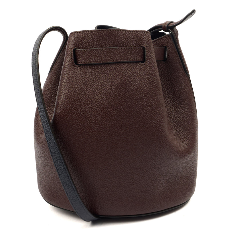 Picture of Mulberry Bucket Bag Abbey Small in Oxblood, Leather