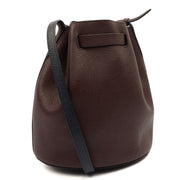 Picture of Mulberry Bucket Bag Abbey Small in Oxblood, Leather