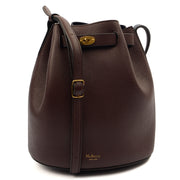 Picture of Mulberry Bucket Bag Abbey Small in Oxblood, Leather