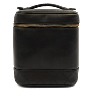 Picture of Chanel Cosmetic Bag Vanity Case in Black, Caviar Leather