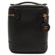Picture of Chanel Cosmetic Bag Vanity Case in Black, Caviar Leather