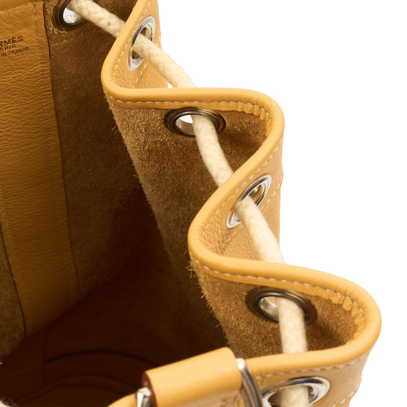 Picture of Hermes Tote Vintage Shoulder Bag in Jaune Ambre, Togo Leather