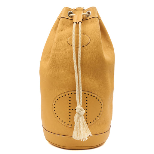 Picture of Hermes Tote Vintage Shoulder Bag in Jaune Ambre, Togo Leather