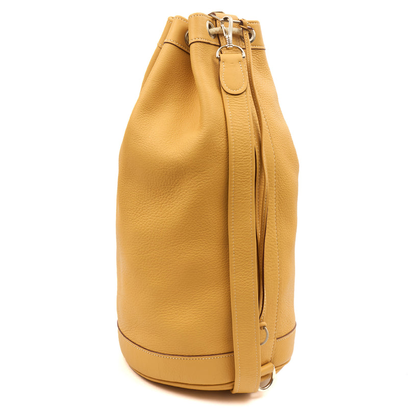 Picture of Hermes Tote Vintage Shoulder Bag in Jaune Ambre, Togo Leather