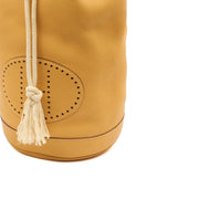 Picture of Hermes Tote Vintage Shoulder Bag in Jaune Ambre, Togo Leather