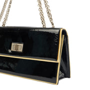Picture of Chanel Shoulder Bag Flap Bag in Black, Patent Leather