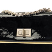 Picture of Chanel Shoulder Bag Flap Bag in Black, Patent Leather