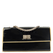 Picture of Chanel Shoulder Bag Flap Bag in Black, Patent Leather