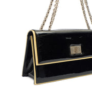 Picture of Chanel Shoulder Bag Flap Bag in Black, Patent Leather
