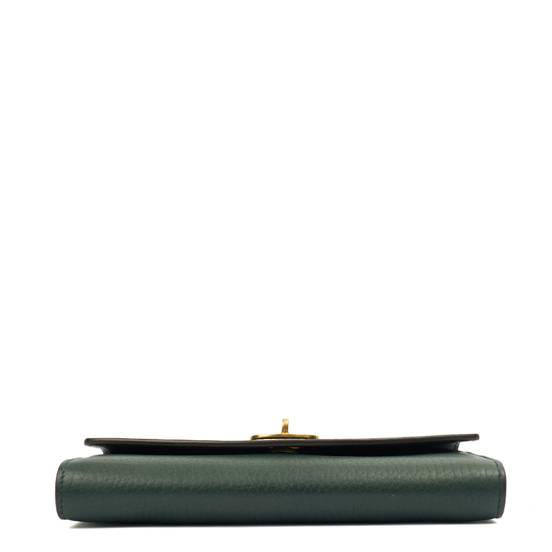Picture of Mulberry Purse Darley Wallet in Mulberry Green, Leather