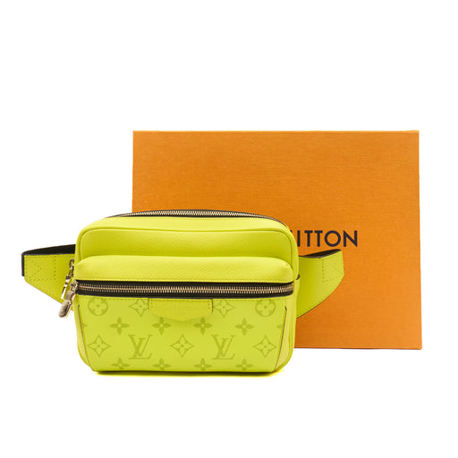 Picture of Louis Vuitton Cross Body Bumbag in Green, Canvas