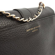 Picture of Aspinal of London Cross Body Lottie in Black, Leather