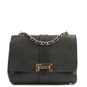 Picture of Aspinal of London Cross Body Lottie in Black, Leather