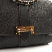 Picture of Aspinal of London Cross Body Lottie in Black, Leather
