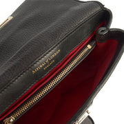 Picture of Aspinal of London Cross Body Lottie in Black, Leather