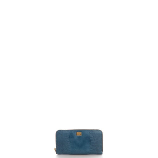 Picture of Dolce & Gabbana Purse Wallet in Blue, Exotic Effect Leather