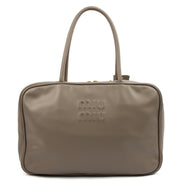 Picture of Miu Miu Shoulder Bag Shoulder Bag in Grey, Leather