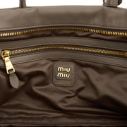 Picture of Miu Miu Shoulder Bag Shoulder Bag in Grey, Leather