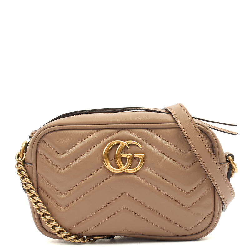 Picture of Gucci Cross Body Marmont Shoulder Bag - Small in Brown, Leather