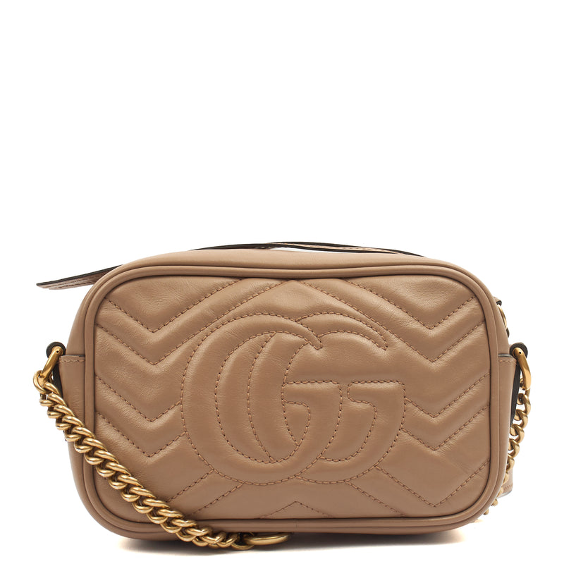 Picture of Gucci Cross Body Marmont Shoulder Bag - Small in Brown, Leather