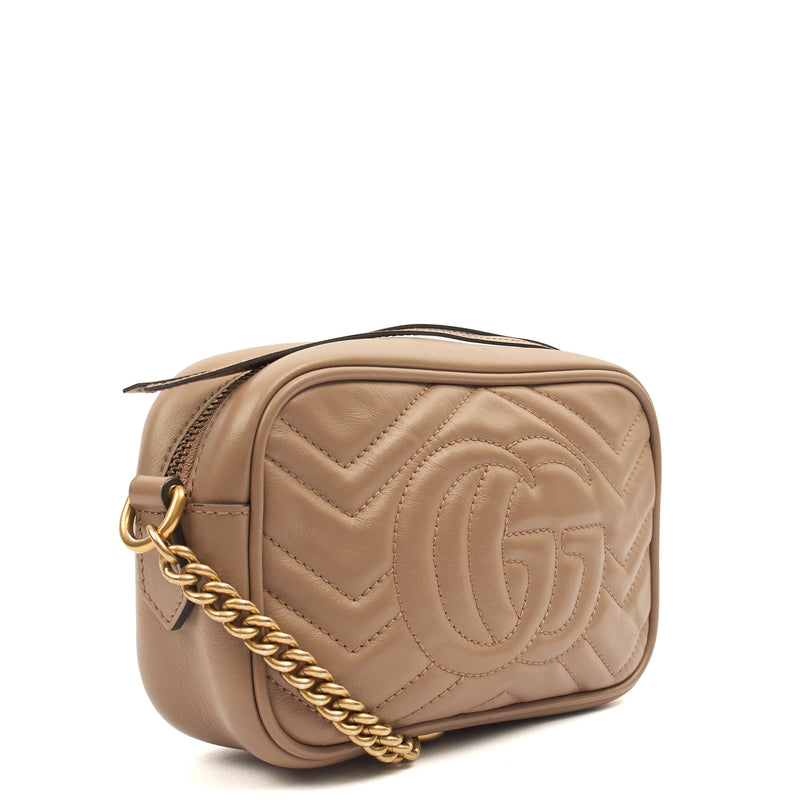 Picture of Gucci Cross Body Marmont Shoulder Bag - Small in Brown, Leather