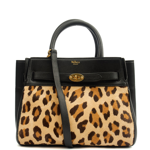 Picture of Mulberry Tote Zipped Bayswater - Small in Black, Calfskin Leather