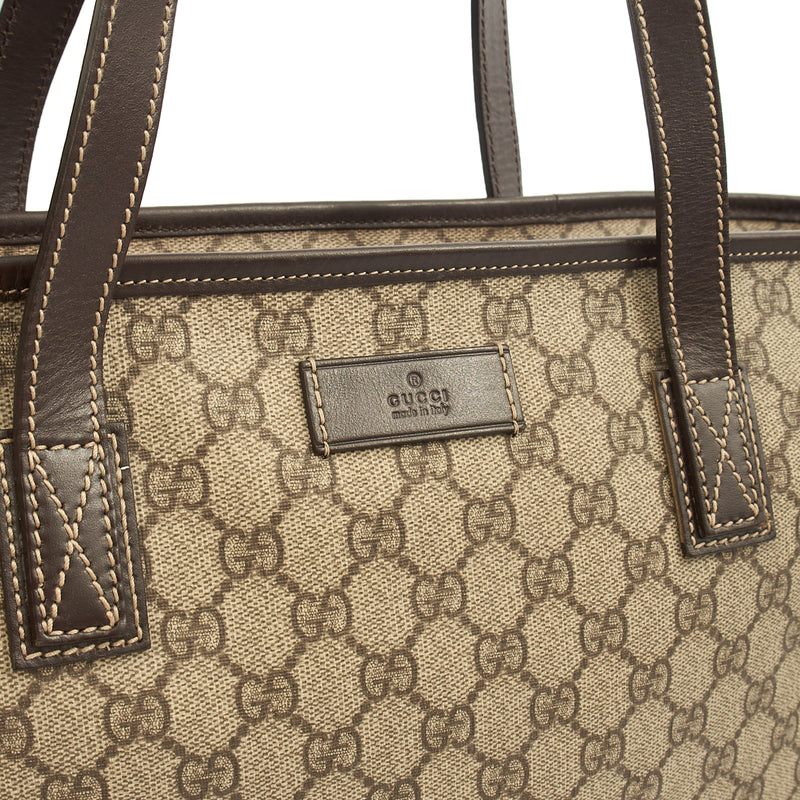 Picture of Gucci Tote Tote in GG Supreme, Leather