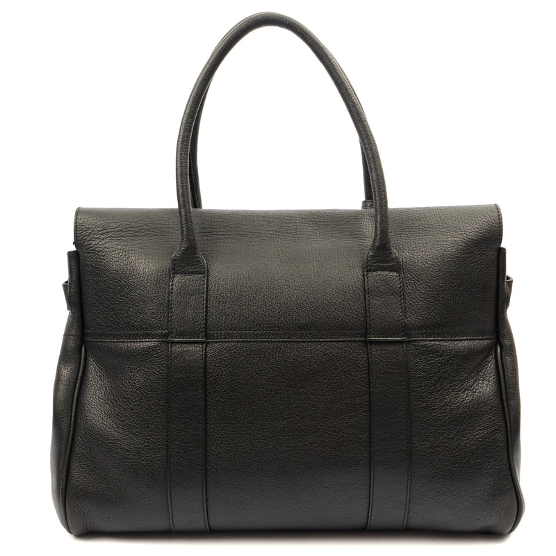 Picture of Mulberry Tote Bayswater Heritage in Black, Calfskin Leather