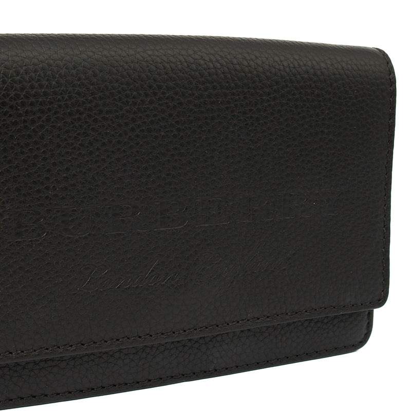 Picture of Burberry Cross Body Wallet On Chain in Black, Leather