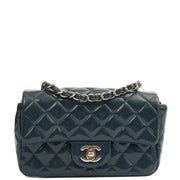 Picture of Chanel Mini Bag Classic - Mini (Rectangular) in Blue, Patent Leather
