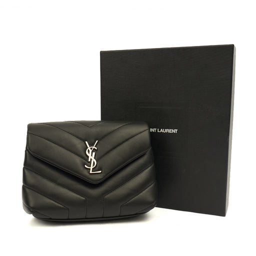 Picture of Saint Laurent Cross Body LouLou - Toy in Black, Calfskin Leather