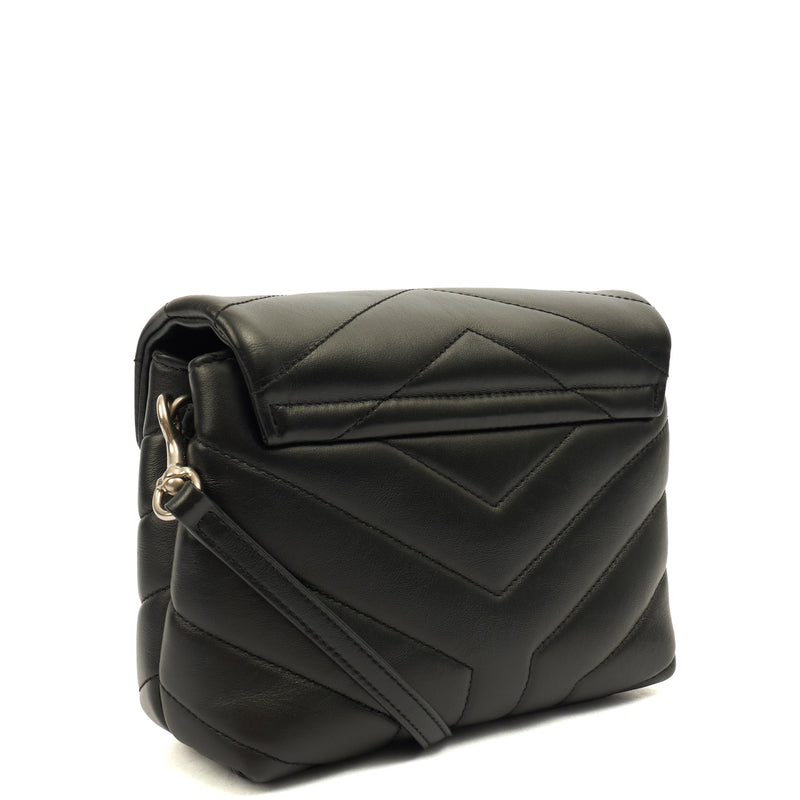 Picture of Saint Laurent Cross Body LouLou - Toy in Black, Calfskin Leather