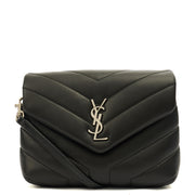 Picture of Saint Laurent Cross Body LouLou - Toy in Black, Calfskin Leather