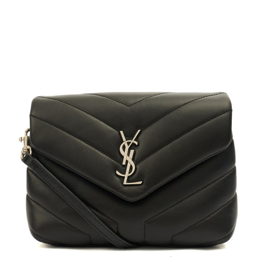 Picture of Saint Laurent Cross Body LouLou - Toy in Black, Calfskin Leather