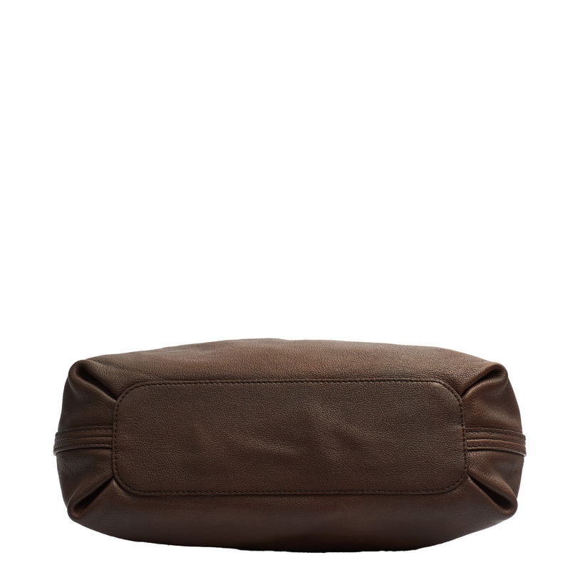 Picture of Chloe Satchel Elsie Satchel in Brown, Leather