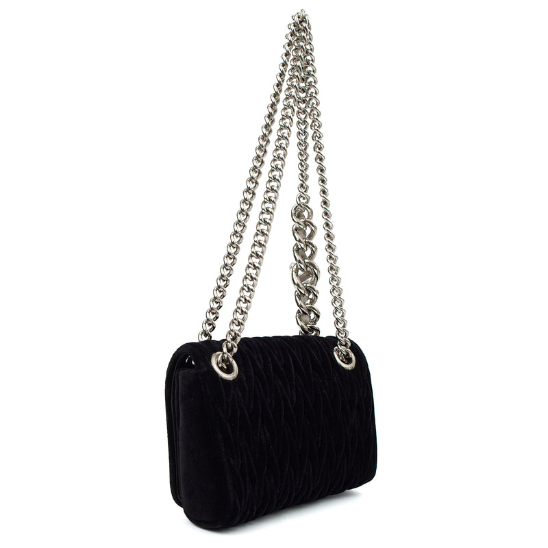 Picture of Miu Miu Cross Body Shoulder Bag in Black, Leather