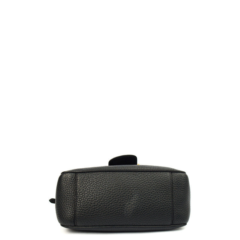Picture of Mulberry Shoulder Bag Keeley Satchel in Black, Calfskin Leather