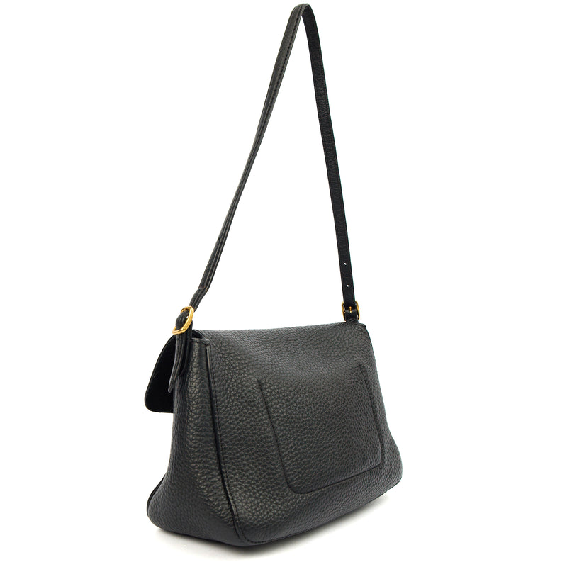 Picture of Mulberry Shoulder Bag Keeley Satchel in Black, Calfskin Leather