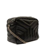 Picture of Saint Laurent Cross Body Lou Camera in Black, Calfskin Leather