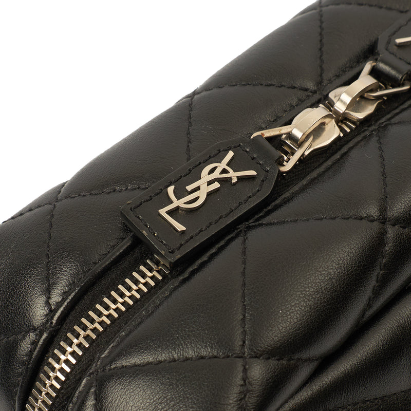 Picture of Saint Laurent Cross Body Lou Camera in Black, Calfskin Leather