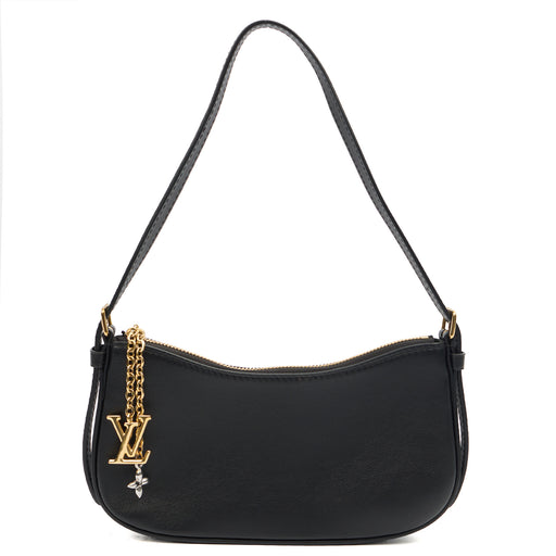 Picture of Louis Vuitton Shoulder Bag Bloom Pochette in Black, Leather