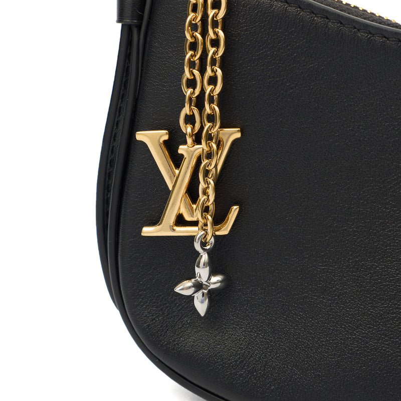 Picture of Louis Vuitton Shoulder Bag Bloom Pochette in Black, Leather