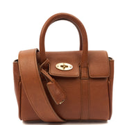 Picture of Mulberry Mini Bag Mini Bayswater in Oak, Leather