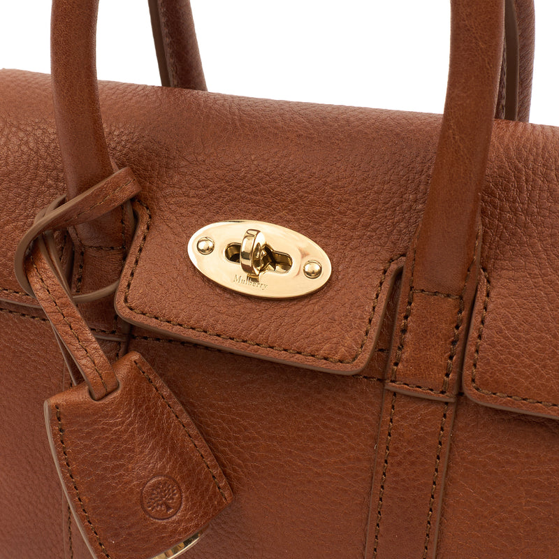 Picture of Mulberry Mini Bag Mini Bayswater in Oak, Leather