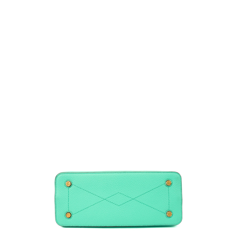 Picture of Mulberry Top Handle Seaton - Mini in Aqua Green, Calfskin Leather