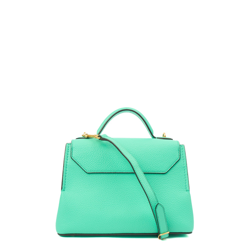 Picture of Mulberry Top Handle Seaton - Mini in Aqua Green, Calfskin Leather
