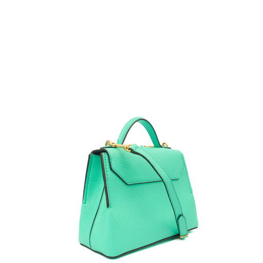 Picture of Mulberry Top Handle Seaton - Mini in Aqua Green, Calfskin Leather