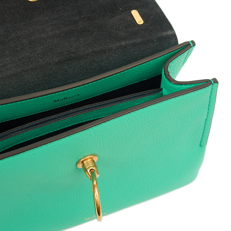 Picture of Mulberry Top Handle Seaton - Mini in Aqua Green, Calfskin Leather
