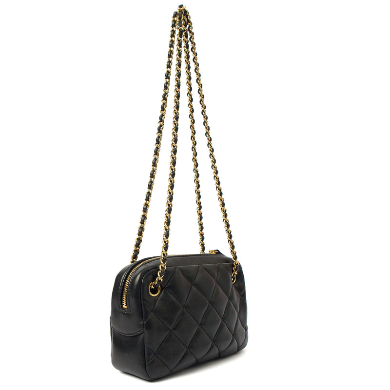 Picture of Chanel Cross Body Camera Bag in Black, Lambskin Leather